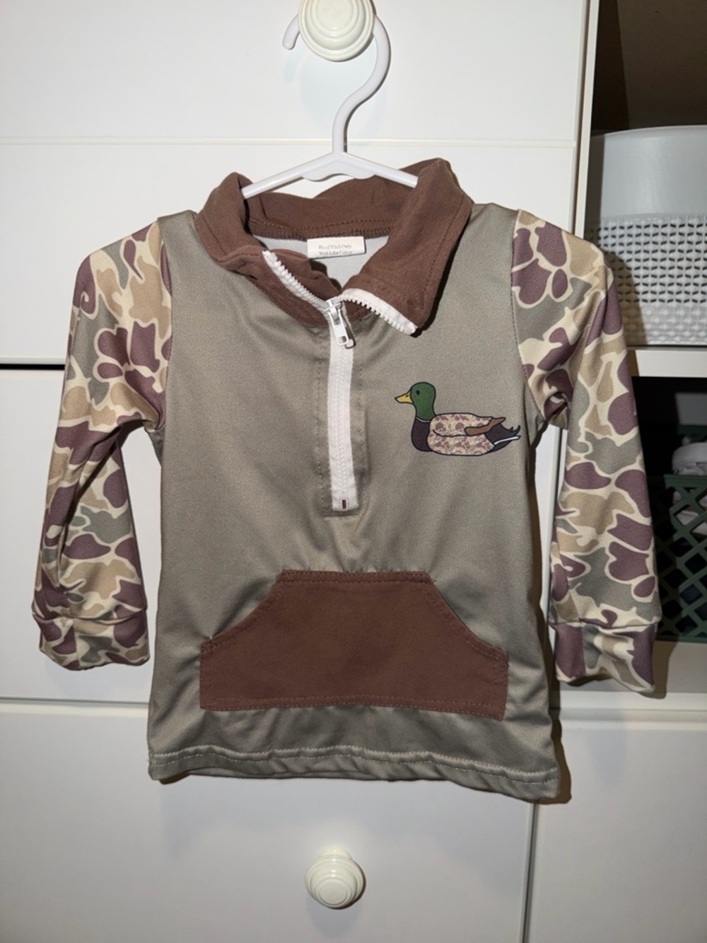 Quarter Zip Duck Pullover